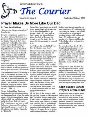 September 2016 Courier newsletter | Calvin Presbyterian Church ...